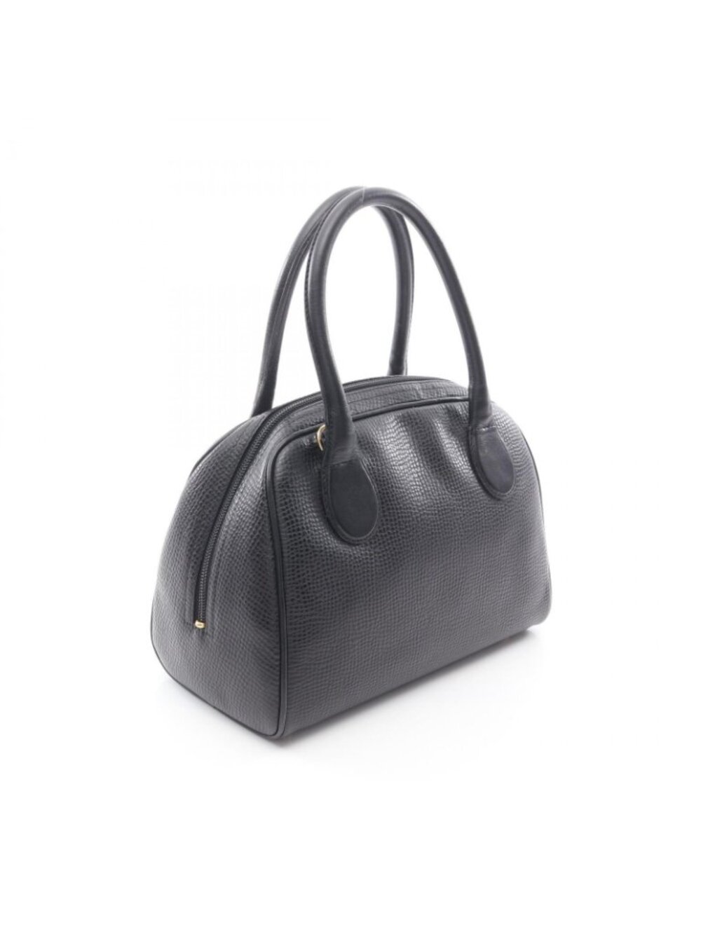 Dior CD Logo 2-Way Black Leather Mini Boston Bag - Picture 2 of 9